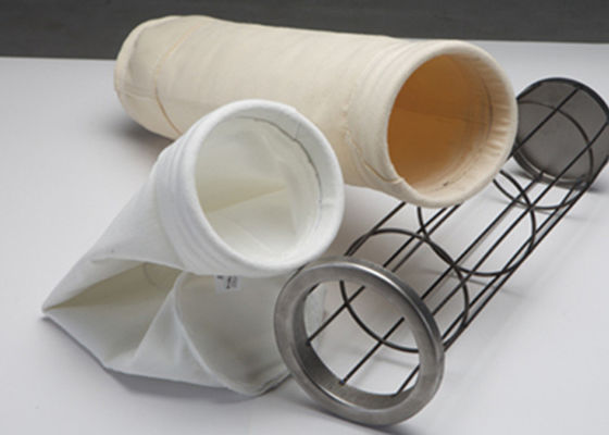 100 Percenten PTFE-Grof linnen550gsm de Zakken van de de Collectorfilter van het 0,1 Micronsstof